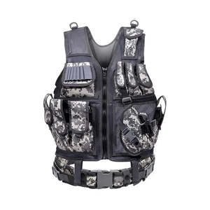 Chaleco Táctico Multifuncional de Protección Completa con Sistema de Liberación Rápida, Equipo de Camuflaje para Exteriores para CS para Actividades de Aventura - Product Image 2