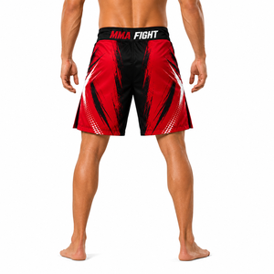 Shorts de combat MMA personnalisés pour hommes, sublimation HD, No Gi BJJ, shorts d'entraînement de grappling, respirants, séchage rapide - Product Image 4