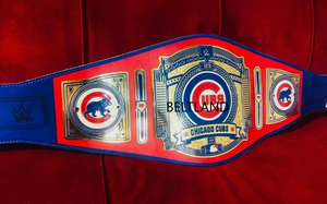 Ceinture de champion des Chicago Cubs, taille adulte, modèle Legacy, fabriquée en zinc 2 mm 4 mm - Product Image 4