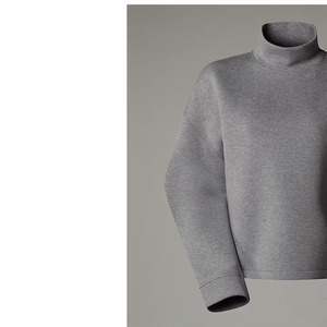 Ladies <b>Mock</b> <b>Neck</b> Pullover <b>Top</b> Casual Slim Fit Long Sleeve Basic Winter Shirt - Product Image 4