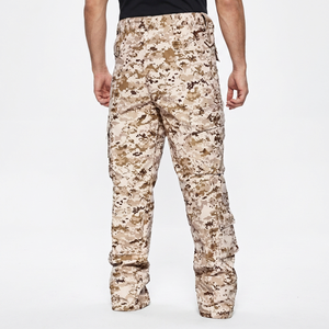 <b>Men</b> Desert Camouflage Tactical Pants Polyester Breathable Multiple Pockets Zipper Fly High Waist Workwear Style Summer - Product Image 2