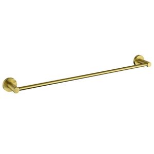 Anillo para toallas de metal con acabado dorado y superficie pulida, ideal para una decoración elegante del baño y un uso duradero - Product Image 2