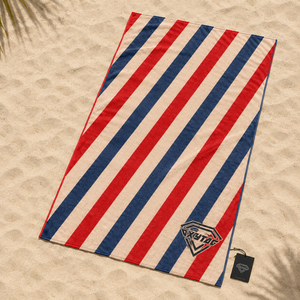 Toalla de Playa de Microfibra a Rayas con Logotipo Personalizado, Secado Rápido, Antiarena, Toalla de Baño Grande, Fabricante Mayorista, Funda para Silla de Piscina - Product Image 5
