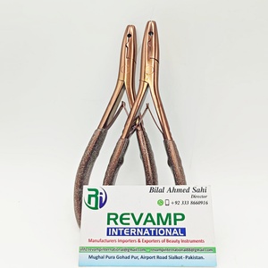 Professional Rose Gold Single Hole Hair <b>Extension</b> Pliers for Micro Ring / Nano <b>Bead</b> <b>Extensions</b> Stainless Steel OEM Rubber Grip - Product Image 6