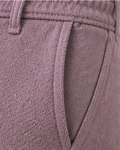Men Dusty Mauve Slim Fit Casual Jogger Pants Elastic Waist <b>Drawstring</b> <b>Trousers</b> Soft Fabric Comfortable Daily Wear Stylish Look - Product Image 4