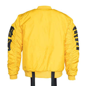 Yellow Techwear Bomber <b>Jacket</b> Men Streetwear Tactical Windbreaker Hip Hop Cargo <b>Jacket</b> with Straps Buckles Fashion Outwear - Product Image 5