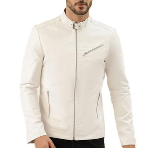 Men's Retro Leather <b>Jacket</b> Slim Fit <b>Vintage</b> Motorcycle Outerwear Stylish Zipper High Street Casual Fashion Winter Classic <b>Biker</b> - Product Image 1