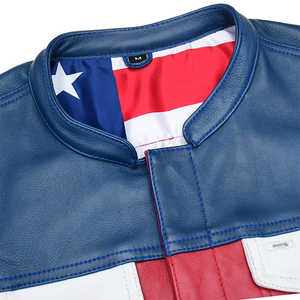 Chaleco de Cuero para Motocicleta Patriot Rebel para Hombre - Product Image 4