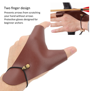 อุปกรณ์ป้องกันนิ้วมือสำหรับยิงธนูระดับมืออาชีพ สำหรับผู้ใช้ธนูคอมพาวด์ พร้อมลวดลายจับที่เพิ่มขึ้นเพื่อความมั่นคงสูงสุดขณะยิง - Product Image 2