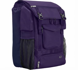 Sac à dos de sport Easton 50-70L avec poches latérales en maille et compartiment avant, design étoiles rouge bleu blanc - Product Image 4