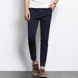 Pantalones Casuales de Negocios para Hombre, Marca RABUSH SPORTS, 100% Algodón, Cintura Media, Cierre de Cremallera, Corte Recto, para Invierno - Product Image 1