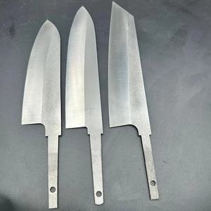 Ensemble de couteaux de chef personnalisés faits à la main Jexmoo avec lame en acier Damas et étui en cuir - Cadeau pour chef - Product Image 5