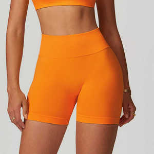 Custom Color Women Seamless Gym Shorts High Waist Scrunch Butt Biker Yoga Running Fitness Breathable Custom Logo OEM Wholesale - Product Image 2