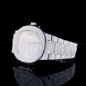Lujoso reloj de tendencia Buss Down Diamond de alta calidad Iced Out VVS Clarity Lab Grown Diamond Watch para hombres y mujeres - Product Image 5