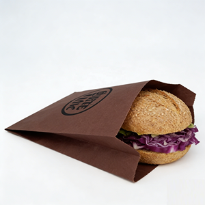 Bolsa Biodegradable para Papas Fritas de Papel Kraft, Cartón 100% Reciclado, Cera de Soja - Product Image 3