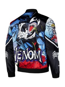 Veste à fermeture intégrale en satin Venom Chalk Line Symbiote Fanimation - Product Image 3