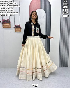 Aabha Classic Embroidered Floor-Length Lehenga Set - Product Image 2