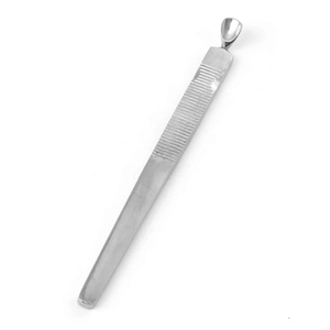 Pousse-cuticules professionnel en acier inoxydable pour pédicure Hip Hop, double extrémité, outil de nettoyage des ongles des pieds, manucure et pédicure - Product Image 1