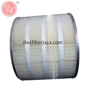 แผ่นกรองอากาศกระดาษจีบทรงกระบอกพร้อมฝาครอบตาข่ายสีดำสำหรับใช้กับเครื่องยนต์ - Product Image 5