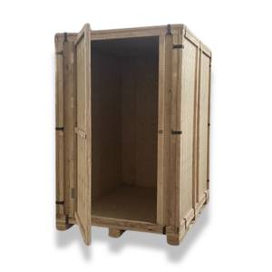 Wholesale <b>Wooden</b> <b>Crates</b> with Door Custom <b>Shipping</b> Boxes Storage <b>Crates</b> OEM Vietnam Manufacturer - Product Image 2