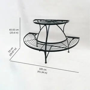 Soporte de Metal Resistente a la Oxidación para Macetas, Estante Decorativo para Plantas, Diseño Interior Moderno - Product Image 2