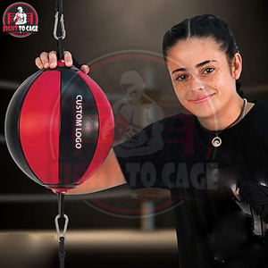 Saco de Boxeo de Doble Extremo de Cuero 2026 para Gimnasio, Bola de Doble Extremo para Entrenamiento de Velocidad de Boxeo y MMA, Equipo de Ejercicio - Product Image 4