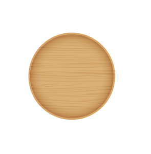 Assiette plate ronde en bois, faite à la main, design minimaliste uni, vaisselle rustique, assiettes de service minimalistes - Product Image 5