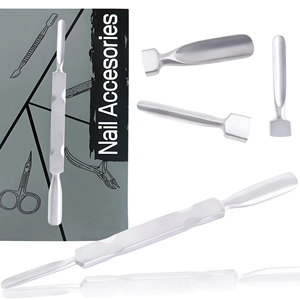 Herramienta Profesional de Acero Inoxidable de Doble Punta para Uñas, Empujador de Cutículas, Extractor de Acné, Limpiador de Poros Faciales, Diseño Reutilizable - Product Image 3
