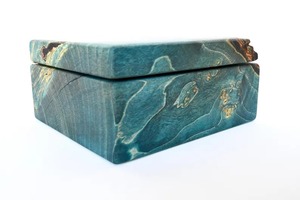 Standard Design Love Resin Jewelry Box with Artistic <b>Hand</b>-painted Knob for Earring Bracelet Necklace Storage - Product Image 2