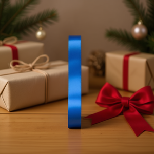 ริบบิ้นสีน้ำเงินอัตโนมัติ 3x120 ซม. สำหรับห่อของขวัญ - Product Image 2