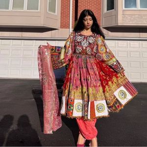 Robe bohème traditionnelle pour femmes, couleur personnalisée, fabricant OEM ODM, robes décontractées afghanes, prix de gros en vente - Product Image 5