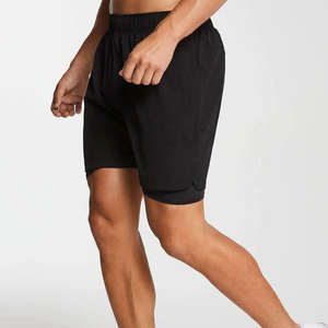 Top High Quality Eco-Friendly Custom Sweat <b>Shorts</b> <b>Men</b> Gym <b>Compression</b> Blank Athletic Wear Wholesale OEM High Street Style - Product Image 4