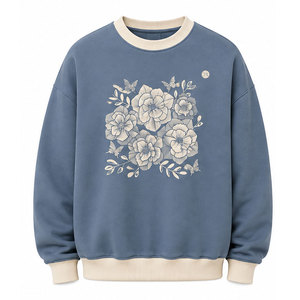 Sweat-shirt épais pour homme en molleton brossé à col rond avec tissu chaud pour un usage décontracté en hiver, les voyages et le quotidien - Product Image 4