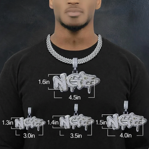 Colgante Personalizado con Nombre en Moissanita VVS, Plata de Ley 925, con Diseño de Bolsa de Dinero, Estilo Hip Hop, Unisex, Certificado GRA - Product Image 4