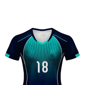 Ensemble de maillot de football, de soccer et de volley-ball personnalisé à manches courtes et short pour hommes et femmes avec votre nom, votre numéro et le logo de votre équipe - Product Image 6