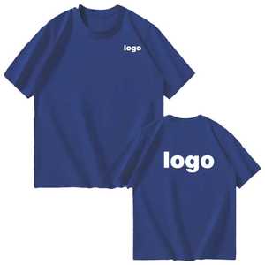 Fabrication directe, t-shirts pour hommes en coton 100% de haute qualité, manches courtes, grandes tailles, respirants, durables, design de logo personnalisé - Product Image 6