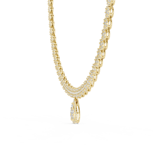 Collier élégant en diamant pour femme, best-seller, accessoire de bijouterie intemporel pour mariage et fête nuptiale, disponible au meilleur prix - Product Image 5