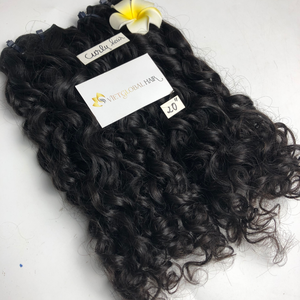 2024ต่อผมดิบแบบหยิกเวียดนามคุณภาพสูง8-32นิ้วทำจากหนังศีรษะสองชั้น - Product Image 1