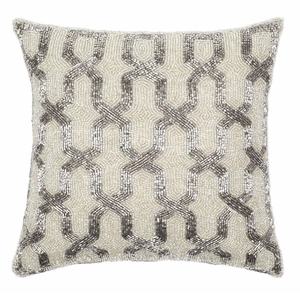 Nouvelle Arrivée Housses de Coussin Décoratives Modernes Carrées en Verre Perlé Faites à la Main pour Canapé, Lit et Fauteuil - Product Image 4