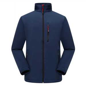 Custom Logo <b>Fleece</b> <b>Lined</b> Softshell <b>Jacket</b> Waterproof Sports Coat for Hiking for Winter Sports for <b>Men</b> and Women - Product Image 4