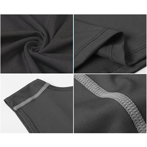 Custom logo Wholesale Breathable Slim Fit Quick Dry Fitness Men's Women <b>Running</b> Sports Sweat Shirt Washed Plain Summer - Product Image 2