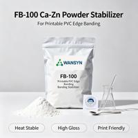 Poudre stabilisatrice thermique sans plomb FB100 Calcium Zinc PVC pour profilés décoratifs en PVC imprimable et bordures en PVC