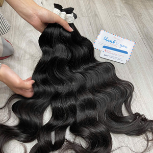 ¡OFERTA ESPECIAL! Extensiones de Cabello Humano Vietnamita Crudo al por Mayor, Cabello Remy con Cutícula Natural de un Solo Donante, Ondulado Natural - Product Image 4