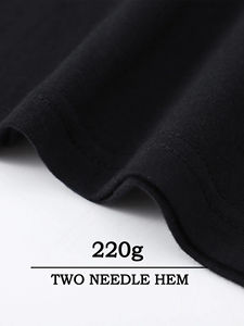 T-shirt unisexe en coton écologique à séchage rapide pour homme et femme, style streetwear Y2K, col décontracté, tee-shirt d'été - Product Image 6