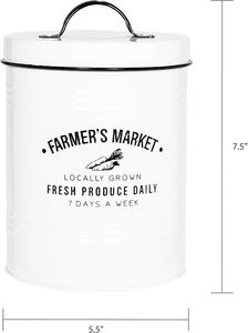 Private <b>Labelling</b> galvanized storage jar for <b>kitchen</b> travel friendly design suitable for camping and outdoor food storage - Product Image 4