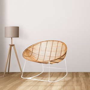 Silla de ocio de mimbre convertible de estilo moderno hecha a mano de Indonesia para el hogar, apartamento, precio al por mayor, muebles de sala de estar - Product Image 5