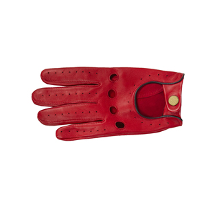 Gants de conduite en cuir pour hommes - Couleur et taille personnalisables, hiver, doigts entiers, respirants, antidérapants, légers, chauds, compatibles écran tactile, cyclisme - Product Image 1