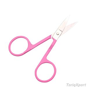 Tijeras Profesionales Curvas de Acero Inoxidable para Pestañas, Cuchilla Afilada, Herramienta de Belleza para Cutículas y Uñas - Product Image 4