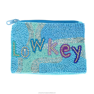 Have Good Day Beaded Coin Purse Handmade Rainbow Magnetic <b>Bag</b> Custom Sequin Pouch Durable Foldable for <b>Gift</b> Bulk Clutch Women - Product Image 3