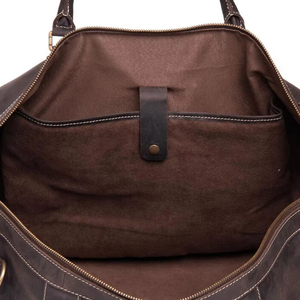 Nouveauté Sac de voyage décontracté pour homme en cuir véritable, imperméable, grande capacité, sac de voyage pour homme - Product Image 5
